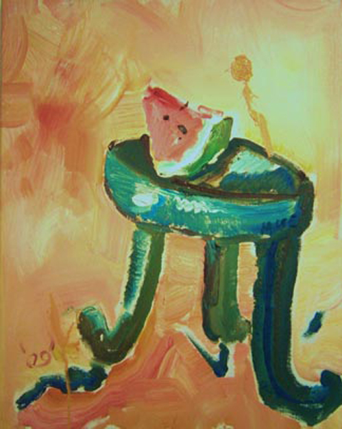K005-2009_watermelon_stool