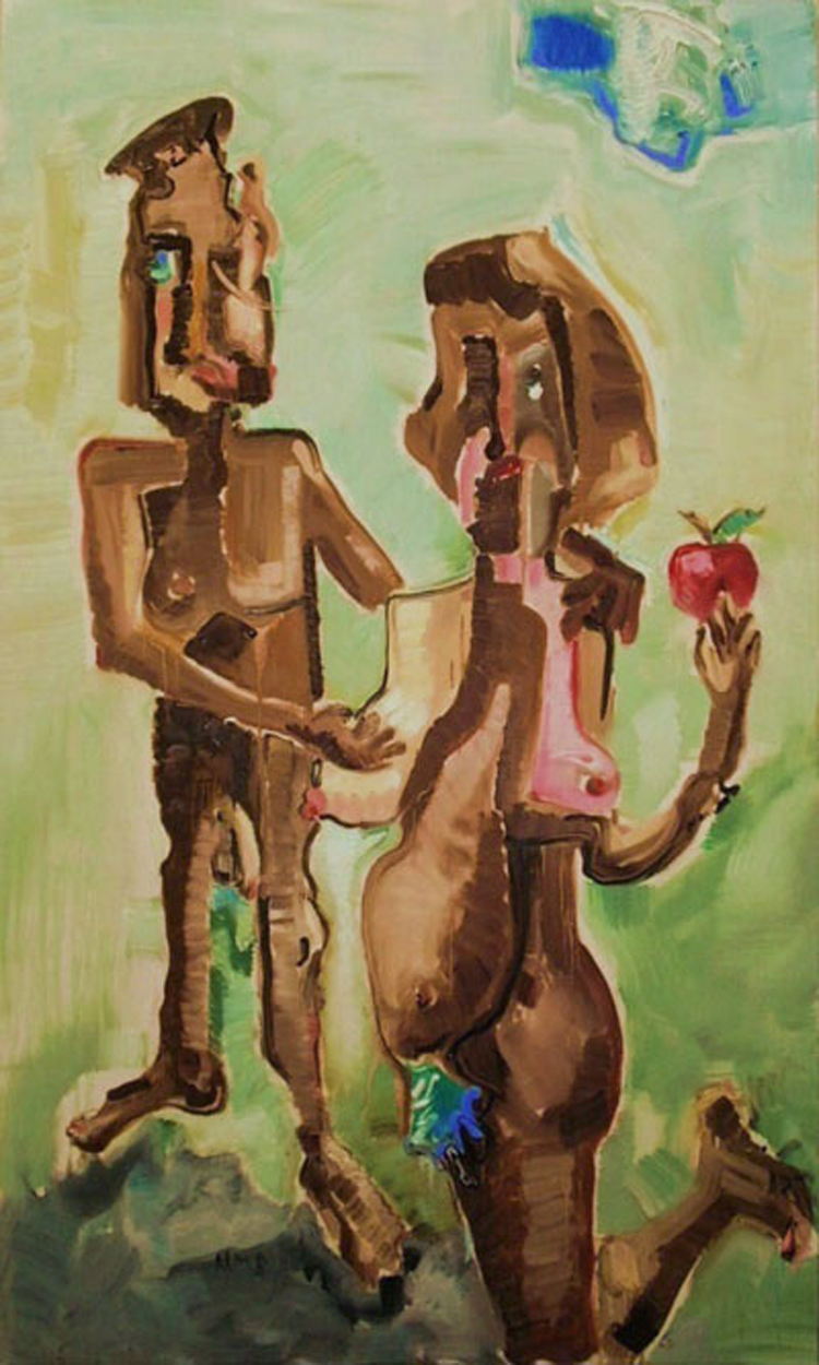N015 2013 'Adam and Eve' 36" x 60"Oil