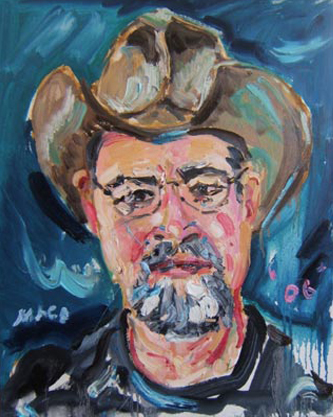 SOLD P051 2008 'Texas College Administrator' 16"x20"